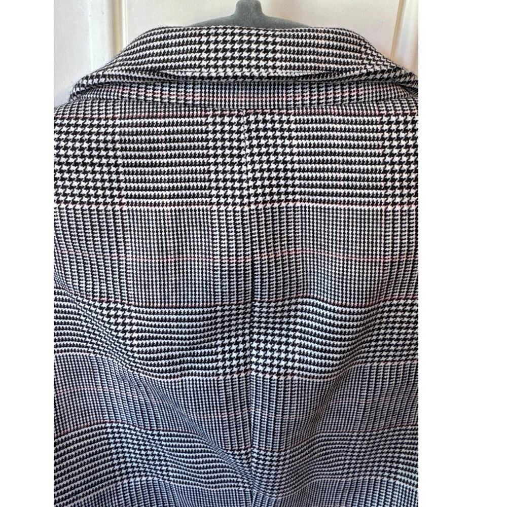 VERONICA BEARD Paloma Dickey Blazer Size 4 Gray Houndstooth Wool Blend Preppy - Picture 15 of 16